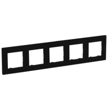 LEGRAND 863595 Niloé Step 5-ös keret, fekete villanyszerelés