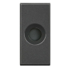LEGRAND Axolute 1 mod vakfedél 9mm-es kimenettel,fekete HS4953