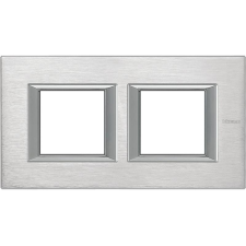 LEGRAND BTICINO Axolute takarókeret 2+2m csiszolt króm ,szögl vízsz. HA4802M2HCR villanyszerelés