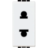 LEGRAND BTICINO Light N4125S 2P csatlakozóaljzat (euro-amerikai) 1 modulos 16A 127/250V fehér