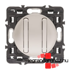 LEGRAND Céliane csillárkapcsoló 10 AX, titánium CT2X067002K-K világítási kellék