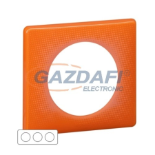 LEGRAND Céliane hármas keret, narancs villanyszerelés