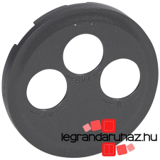 LEGRAND Céliane TV-RD-SAT burkolat, grafit 067985 villanyszerelés