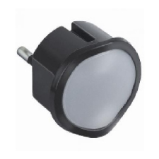 LEGRAND Csatlakozódugó tartalékvilágítással, LED, fényerőszabályozható, fekete 1db hosszabbító, elosztó