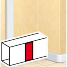 LEGRAND DLP 010801 takaróelem 65mm villanyszerelés