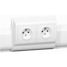LEGRAND DLP mini 60 mm szerelvénykeret 2, 80/120x20 csatornára 031693 villanyszerelés