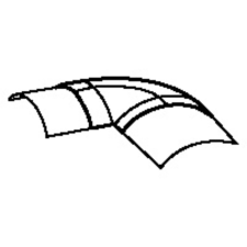 LEGRAND DLP taposó kanyarelem 50x12 030011 villanyszerelés