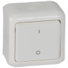 LEGRAND Forix IP44 falon kívüli kétpólusú kapcsoló 10 AX - 250 V fehér 782366