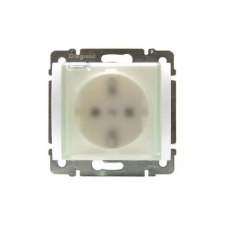 LEGRAND Galea Life 771027 2P+F aljzat rugós fehér IP44 csapfedeles villanyszerelés
