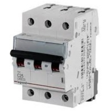 LEGRAND kismegszakító 3P C 25A 6kA TX3 (403547) villanyszerelés