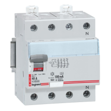 LEGRAND Leg. 411775 TX3 áram-védőkapcsoló 4P D 40A 100MA A villanyszerelés