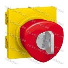 LEGRAND Legrand 076601 Program Mosaic vészleállító nyomó, 2m, 10A, kulcsos villanyszerelés