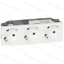 LEGRAND Legrand 077253 Program Mosaic 3x2P+F aljzat, sínezett, rugós, fehér villanyszerelés