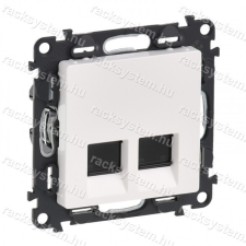 LEGRAND Legrand 753147 Valena Life 2xRJ45 Cat. 6 STP csatlakozóaljzat fehér villanyszerelés