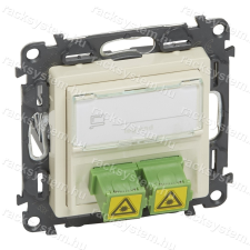 LEGRAND Legrand 753230 Valena Life SC/APC egymódusú optikai csatlakozóaljzat elefántcsont villanyszerelés