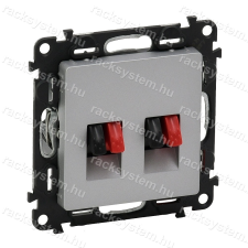 LEGRAND Legrand 753378 Valena Life hangszóró-csatlakozóaljzat (4 kivezetéssel) alumínium villanyszerelés