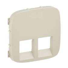 LEGRAND Legrand 755426 Valena Allure 2xRJ11/RJ45 aljzat burkolat, Elefántcsont villanyszerelés