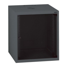 LEGRAND Linkeo 9U 19" fali Rack szekrény 600x600mm antracitszürke (646211) (646211) asztali számítógép kellék