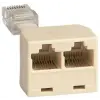 LEGRAND Mosaic RJ45 csatlakozó duplázó
