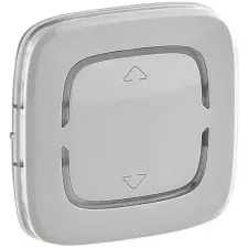 LEGRAND MyHome (Valena Allure) redőnyvezérlő széles burkolat, aluminium villanyszerelés