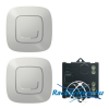 Legrand Netatmo Legrand 752750 Valena Allure Netatmo párosított szett alternatív kapcsolás mikromodul segítségével - 2 vezeték nélküli kapcsoló + mikromodul alumínium