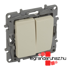 LEGRAND Niloé csillárkapcsoló, körömmel, bézs 764606 villanyszerelés