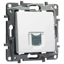 LEGRAND Niloé RJ45 Cat.6 FTP körmös aljzat, fehér villanyszerelés