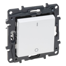 LEGRAND Niloé Step fehér 102 kétpólusú kapcsoló, 16AX 863102 Legrand villanyszerelés