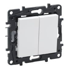 LEGRAND Niloé Step kettős váltókapcsoló, 10AX, fehér villanyszerelés