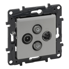 LEGRAND NILOÉ STEP TV-R-SAT-SATCSIL.1,5dB AL villanyszerelés