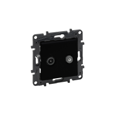 LEGRAND Niloé Step TV-SAT csillagpontos aljzat (1,5 dB), fekete 863583 villanyszerelés