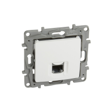 LEGRAND NILOÉ TEL.1xRJ45 Cat6 FTP ALJ FEHÉR villanyszerelés