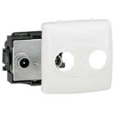 LEGRAND OTEO TV-RD ALJ BETÉT+FED. FEHÉR villanyszerelés