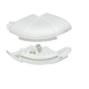 LEGRAND Parapetcsatorna külső sarok 60/80x35-höz 60-120° fényesfehér műanyag alap+fedél DLP LEGRAND - 010621