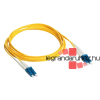 LEGRAND patch kábel optika OS1/OS2 (UPC) monomódusú LC/LC duplex 9/125um LSZH (LSOH) sárga 2 méter LCS3 032607