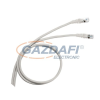 LEGRAND patch kábel, RJ45-RJ45, Cat5e, árnyékolatlan (U/UTP), AWG24, PVC, szürke, d: 5.4mm, 3 méter, LCS2