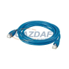 LEGRAND patch kábel, RJ45-RJ45, Cat6, árnyékolatlan (U/UTP), AWG24, PVC, kék, d: 6mm, 2 méter, LCS2