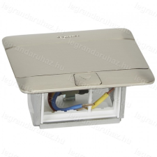 LEGRAND Pop-up felnyíló süllyesztett doboz 3 modul, rozsdamentes acél, üres 054020 villanyszerelés