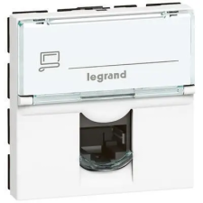 LEGRAND PRMOSAIC TEL.1xRJ45 UTP CAT6 FEH.EOS villanyszerelés
