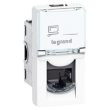 LEGRAND PRMOSAIC TEL.1xRJ45 UTP CAT6a 1M FH villanyszerelés