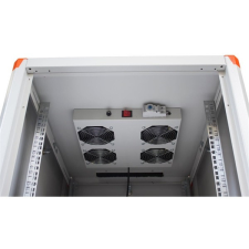 LEGRAND Rackszekrény ventilátor 19&quot;- 4 ventilátor,termosztát, 320m3/óra,Fekete (19&quot; álló Evoline/Estap rackszekrényhez) egyéb hálózati eszköz