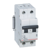 Legrand, RX3, 419156, Kismegszakító 2P,10A, B karakterisztika, 6 kA, RX3 (Legrand 419156)