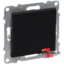 LEGRAND Suno csillárkapcsoló 10 AX fekete, Legrand 721405 (721405) villanyszerelés