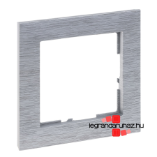 LEGRAND Suno egyes keret csiszolt alumínium, Legrand 721561 villanyszerelés