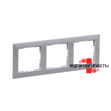 LEGRAND Suno hármas keret szürke, Legrand 721543 villanyszerelés