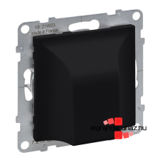 LEGRAND Suno kábelkivezető sorkapocs nélkül fekete, Legrand 721442 villanyszerelés