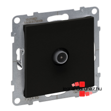 LEGRAND Suno TV aljzat, átmenő, 14 dB fekete, Legrand 721465 villanyszerelés