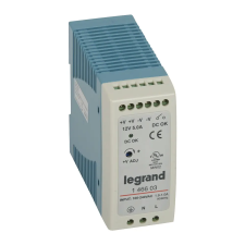 LEGRAND tápegység 60W 100-240/12V= kapcsolóüzemű stabilizált villanyszerelés