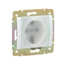 LEGRAND Valena 2P+F csatlakozóaljzat csapófedéllel, fehér, süllyesztett (774422) (774422) villanyszerelés