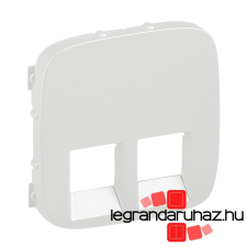 LEGRAND Valena Allure 2xRJ11/RJ45 aljzat burkolat, Gyöngyház 755429 villanyszerelés